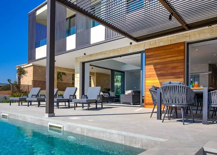 Incredible Six Bedroom Frontline 287 Aperion, Panoramic Sea Views, Aphrodite Hills