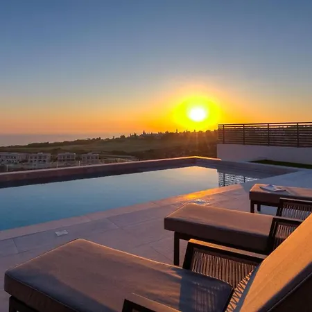 Incredible Six Bedroom Frontline 287 Aperion, Panoramic Sea Views, Aphrodite Hills * Kúklia